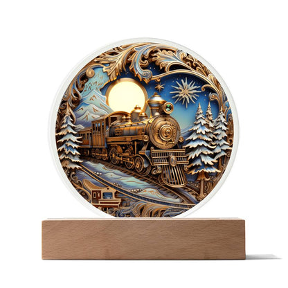 Fairy Tail Train-Acrylic Circle