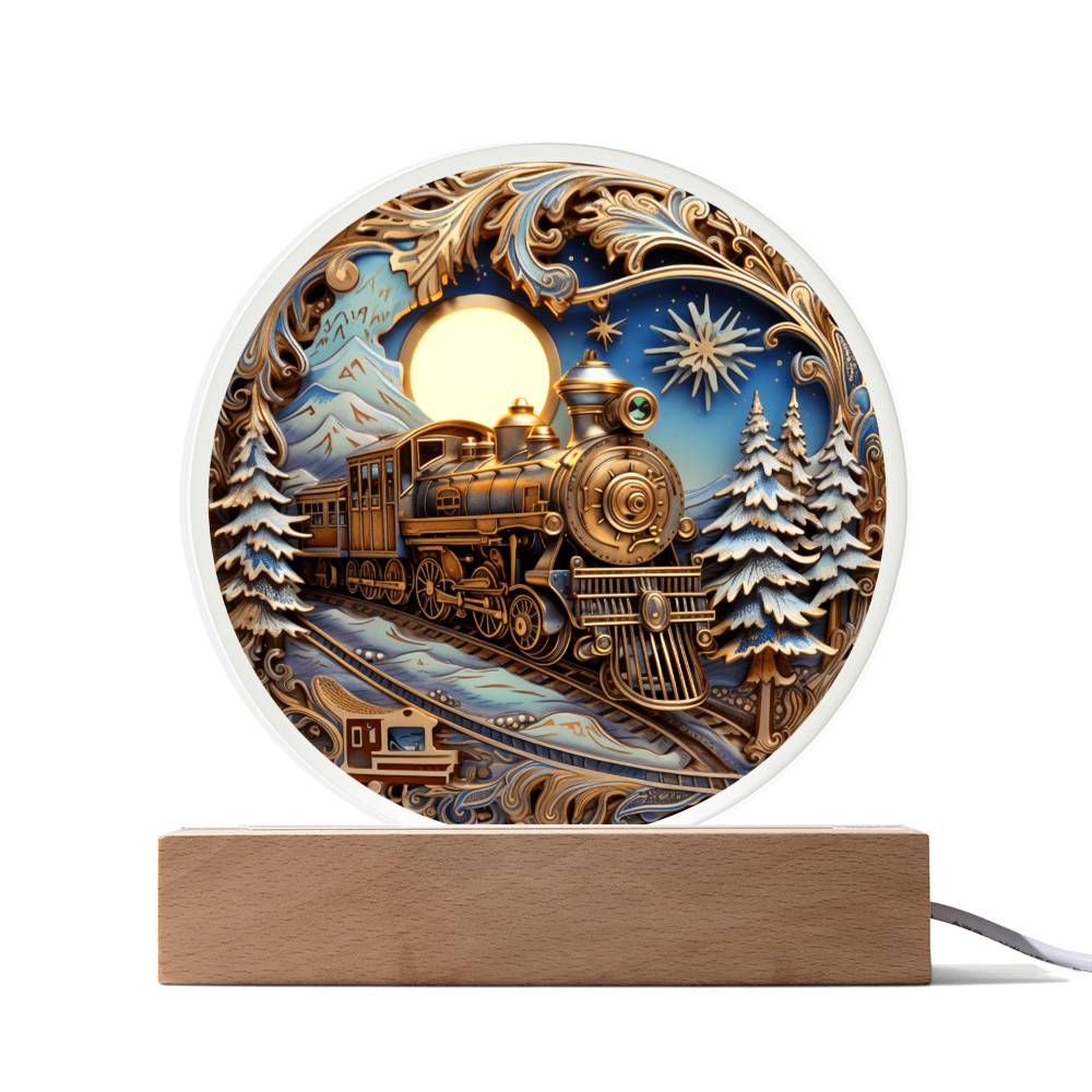 Fairy Tail Train-Acrylic Circle