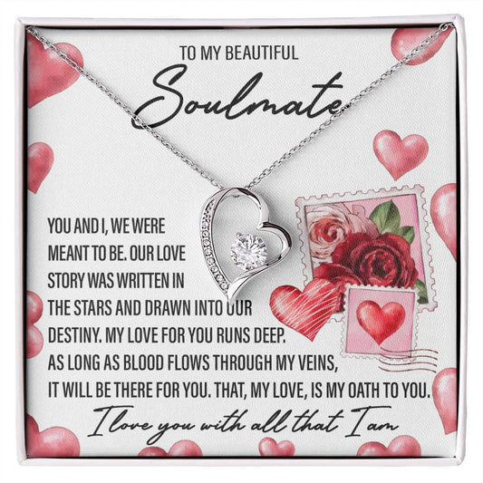 Soulmate-Meant To Be-Forever Love Necklace