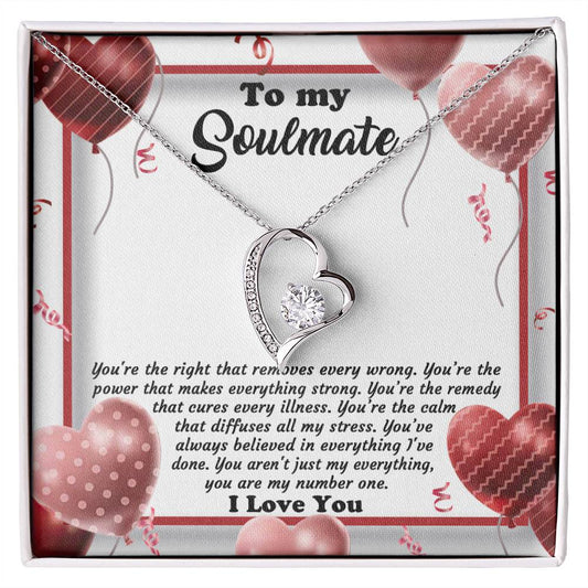 Soulmate-My Number One-Forever Love Necklace