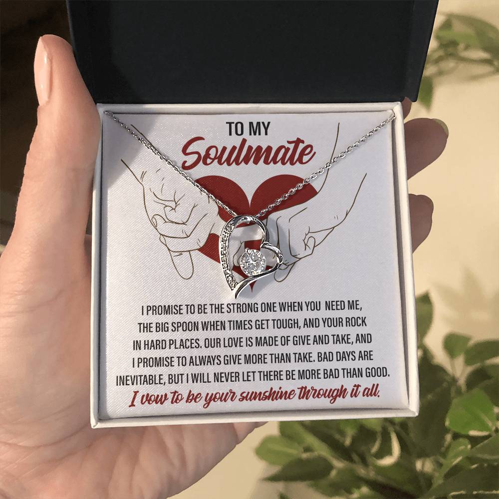 Soulmate-I Promise 2-Forever Love Necklace