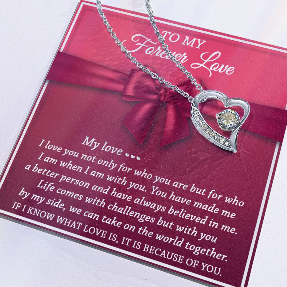 Soulmate-Believed In me-Forever Love Necklace