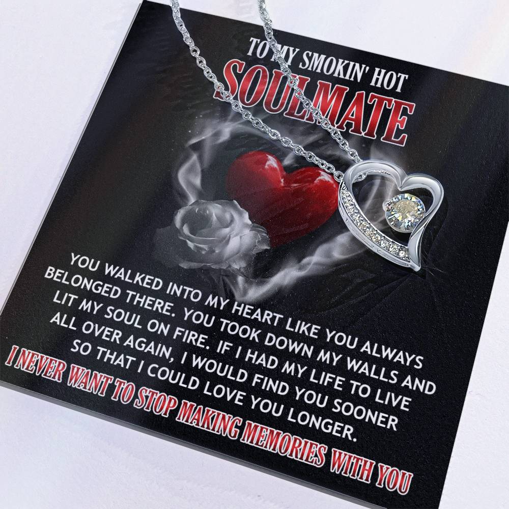 Soulmate-On Fire-Forever Love Necklace
