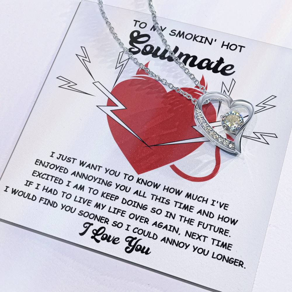 Soulmate-Annoy You Longer-Forever Love Necklace
