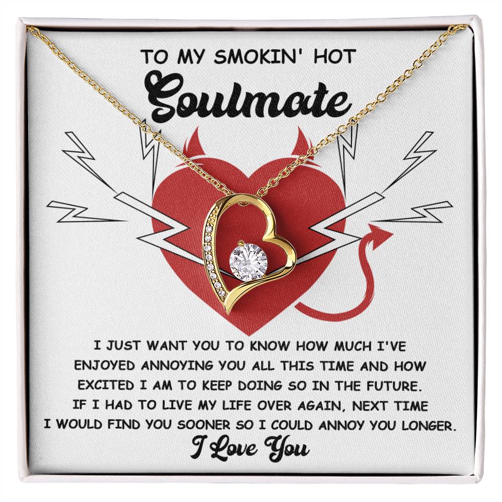 Soulmate-Annoy You Longer-Forever Love Necklace