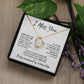 I Miss You-I Wish-Forever Love Necklace