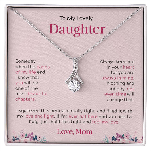 My Lovely Daughter | I am here for you - Alluring Beauty necklace