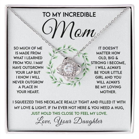 Love Knot Necklace-Incredible Mom