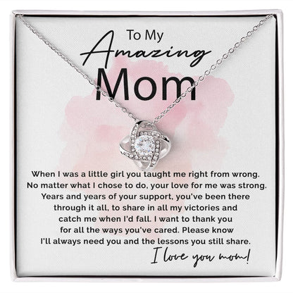 Love Knot Necklace-Amazing Mom