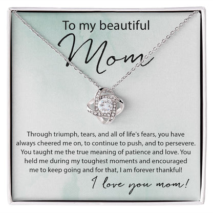Love Knot Necklace-Beautiful Mom