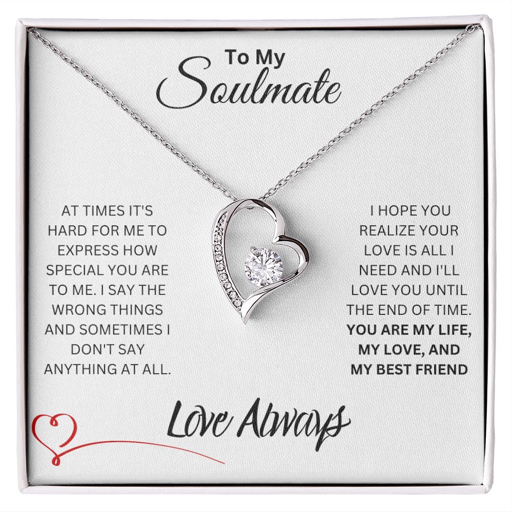 Forever Love Necklace-Love Always Soulmate