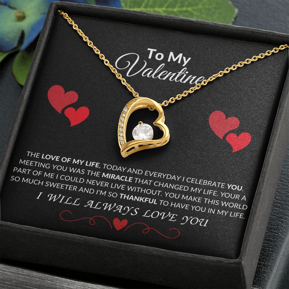 Forever Love Necklace/ To My Valentine